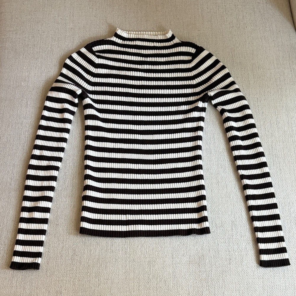 Madewell Mock Neck Knit Sweater